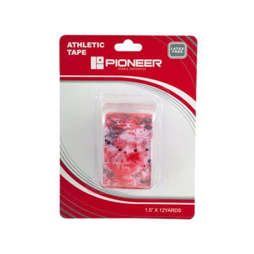 Pioneer Red & Black Athletic Tape ( Case of 108 )