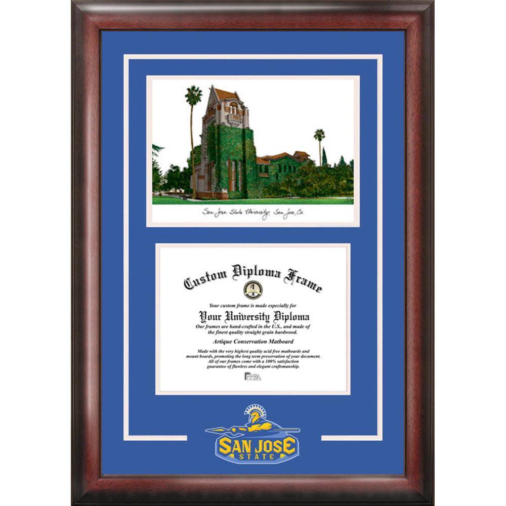 San Jose State University Spirit" Graduate Frame with Campus Image"