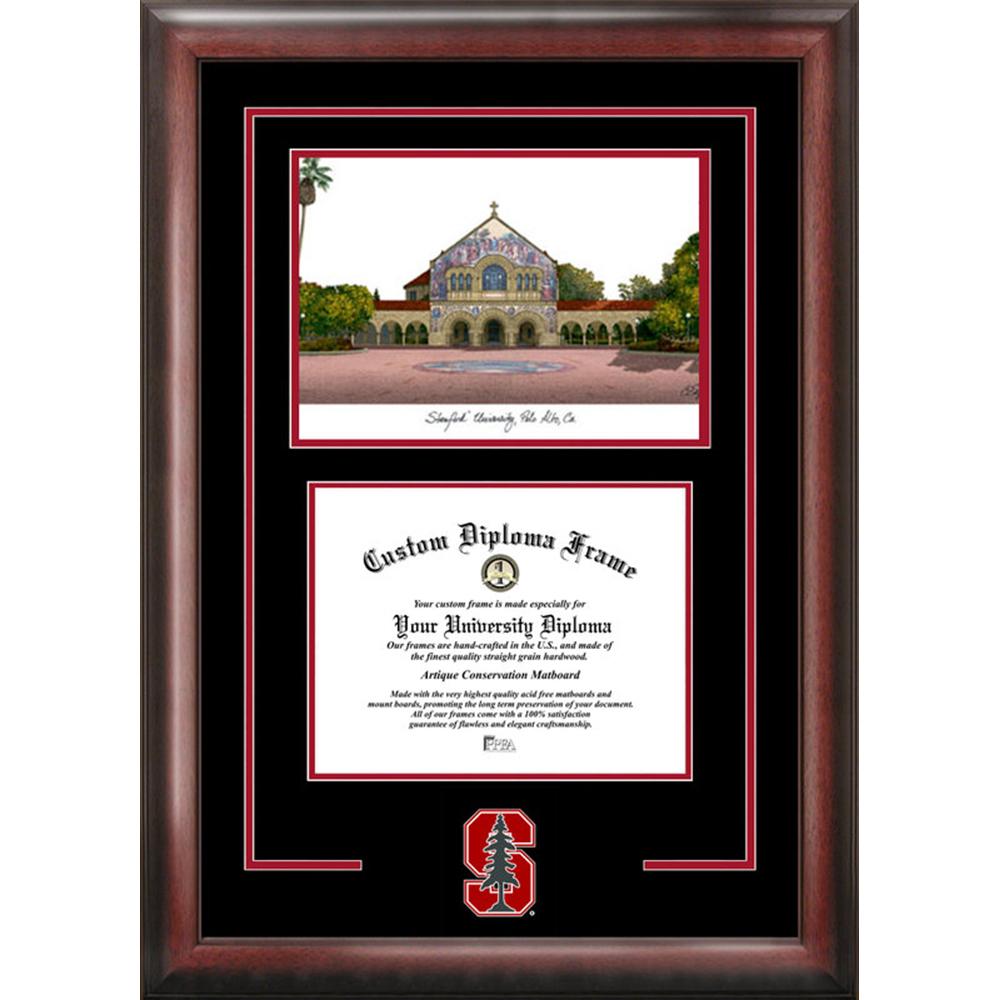 Stanford University Spirit" Graduate Frame with Campus Image"