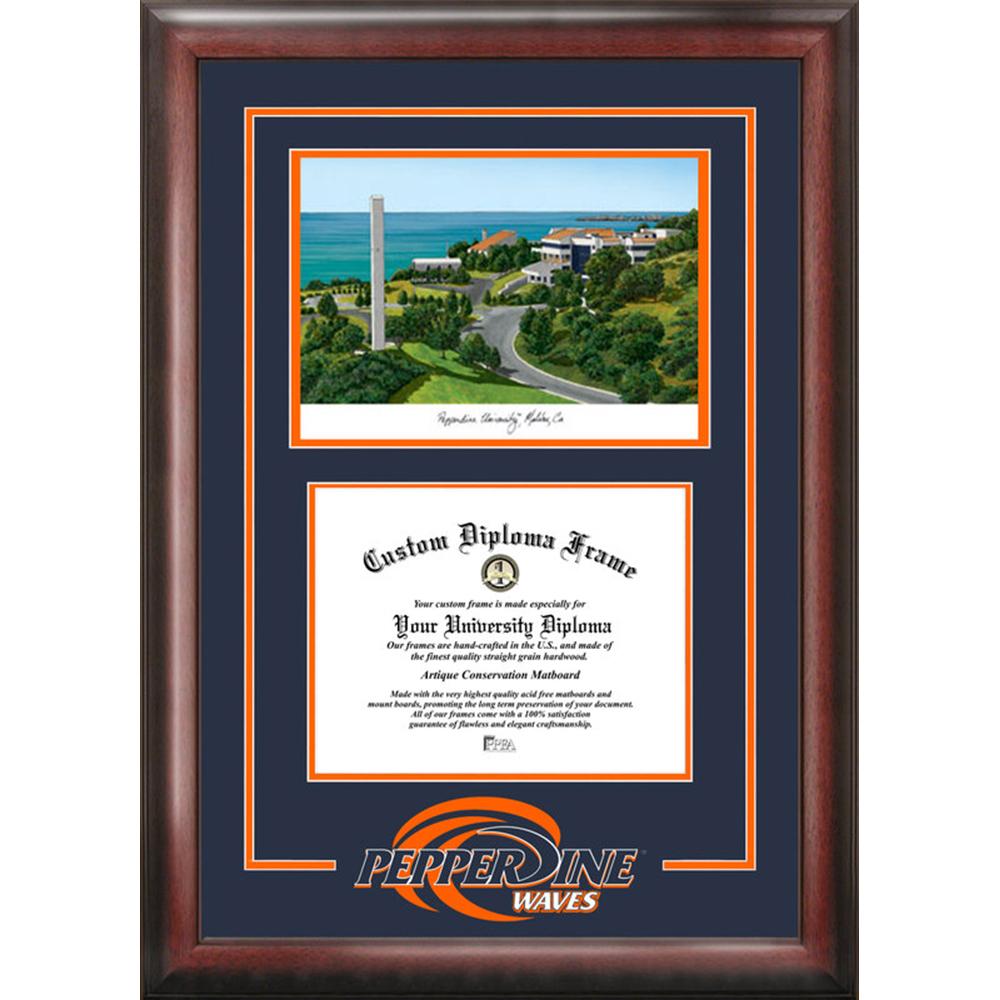 Pepperdine University Spirit" Graduate Frame with Campus Image"