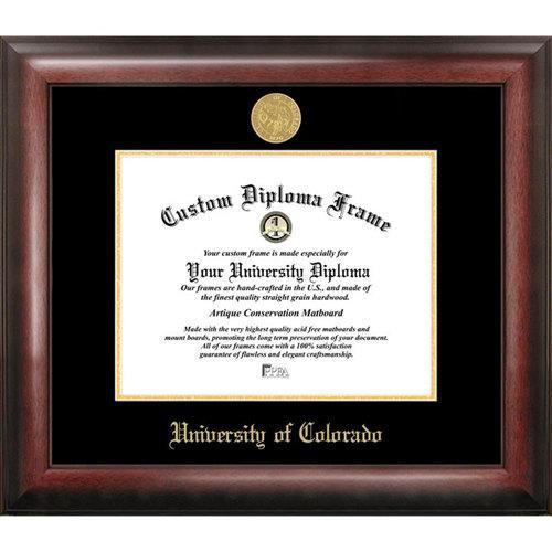 University of Colorado, Boulder Gold Embossed Diploma Frame