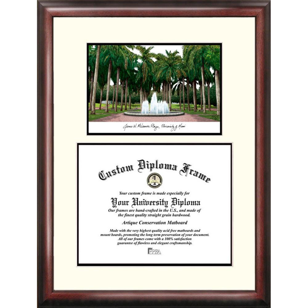 University of Miami Scholar" Diploma Frame"