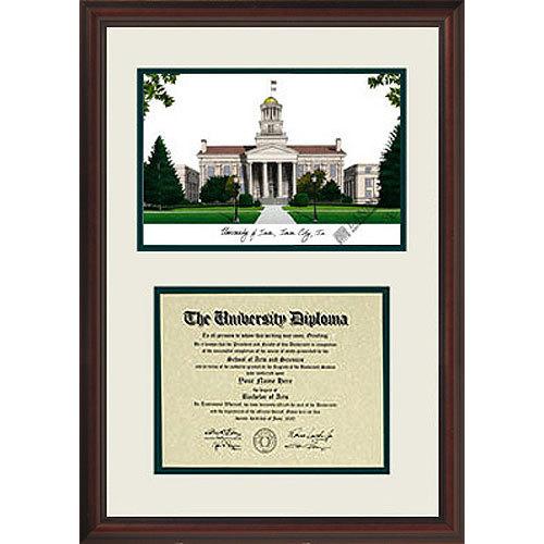 University of Iowa Scholar" Diploma Frame"