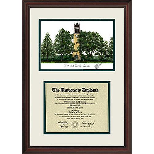 Iowa State University Scholar" Diploma Frame"