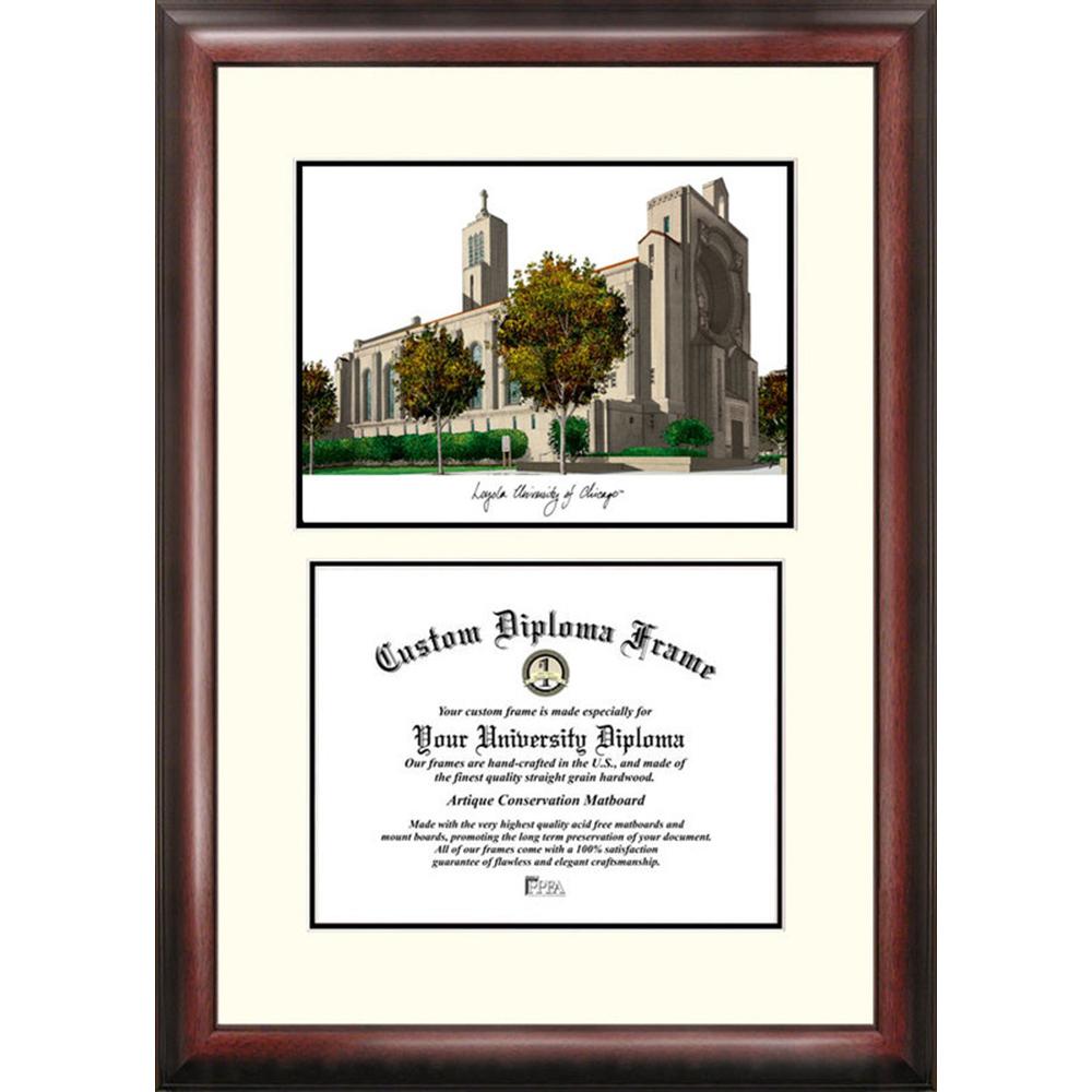 Loyola University Chicago Scholar" Diploma Frame"