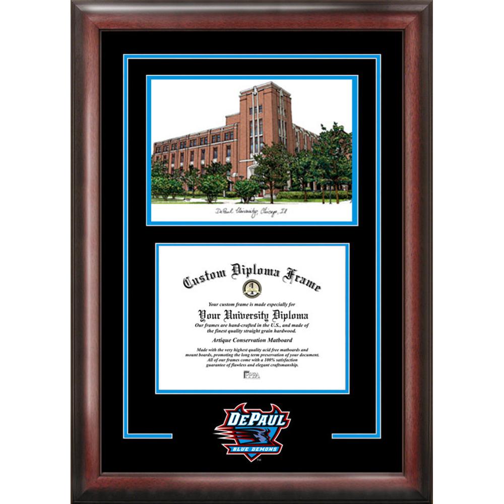 DePaul University Spirit" Graduate Frame with Campus Image"