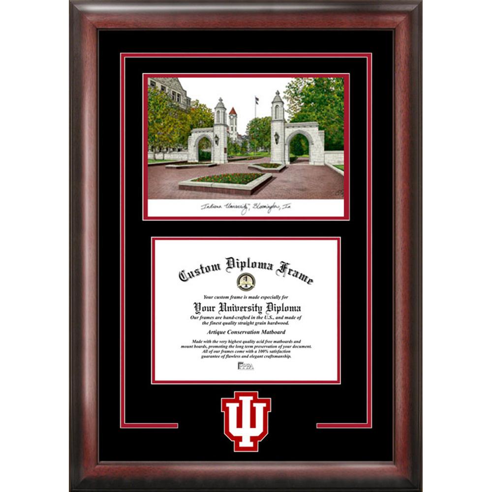 Indiana University, Bloomington Spirit" Graduate Frame with Campus Image"