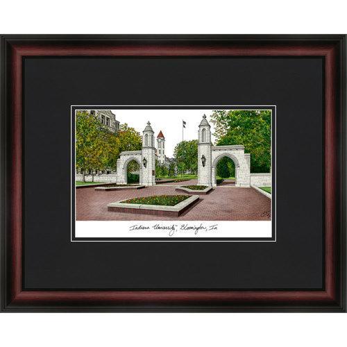 Indiana University, Bloomington Campus Images Lithograph Print