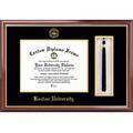 Boston University Tassel Box and Diploma Frame