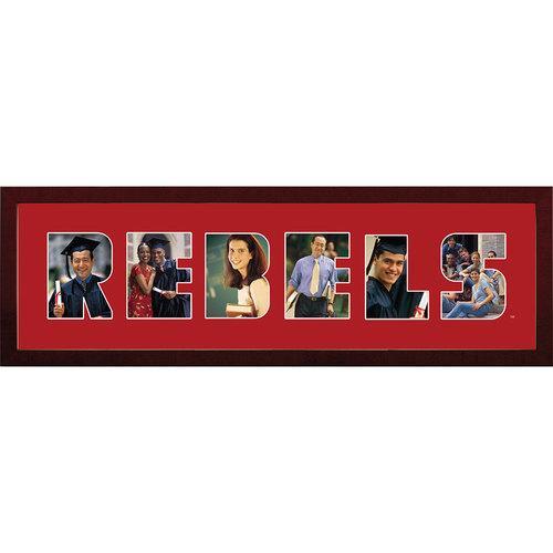 Mississippi Rebels Spirit Collage Frame