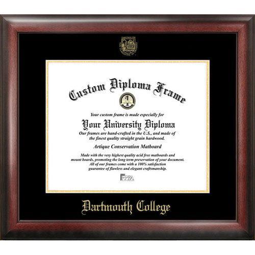 Dartmouth College Gold Embossed Diploma Frame