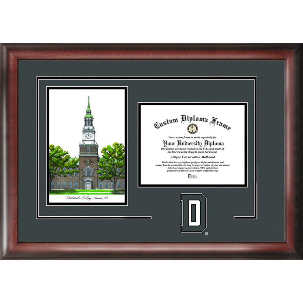 Dartmouth College Spirit" Graduate Frame with Campus Image"