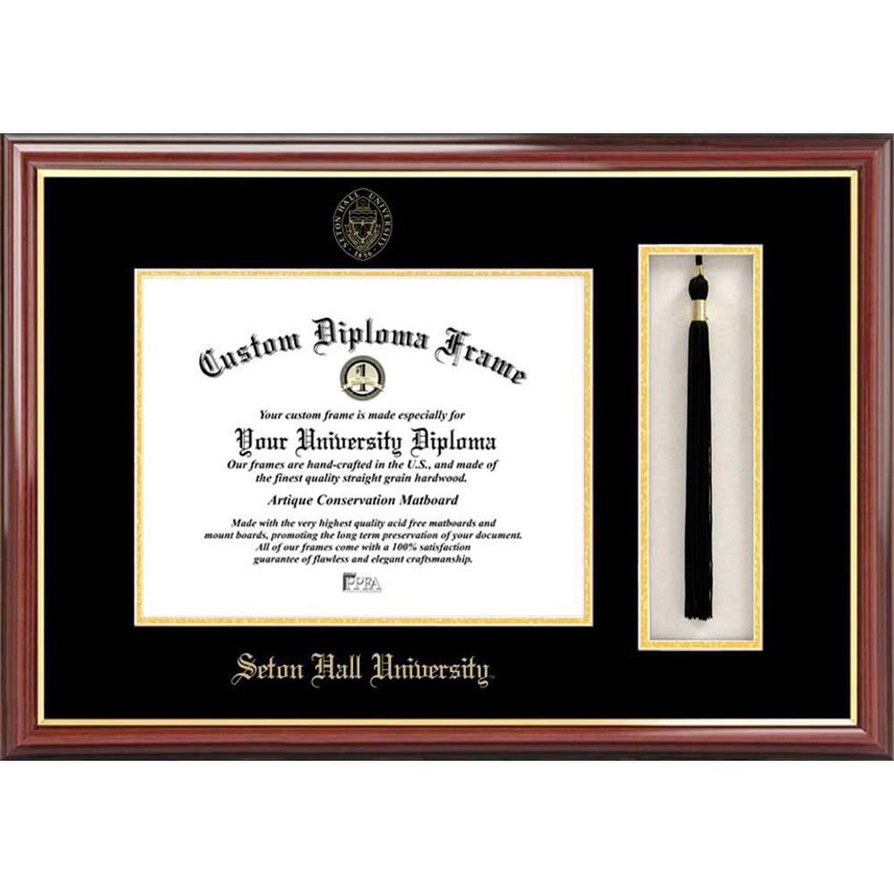 Seton Hall Tassel Box and Diploma Frame