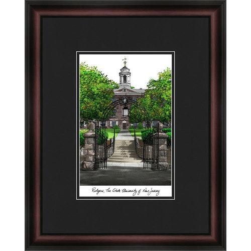 Rutgers University Academic" Framed Lithograph"