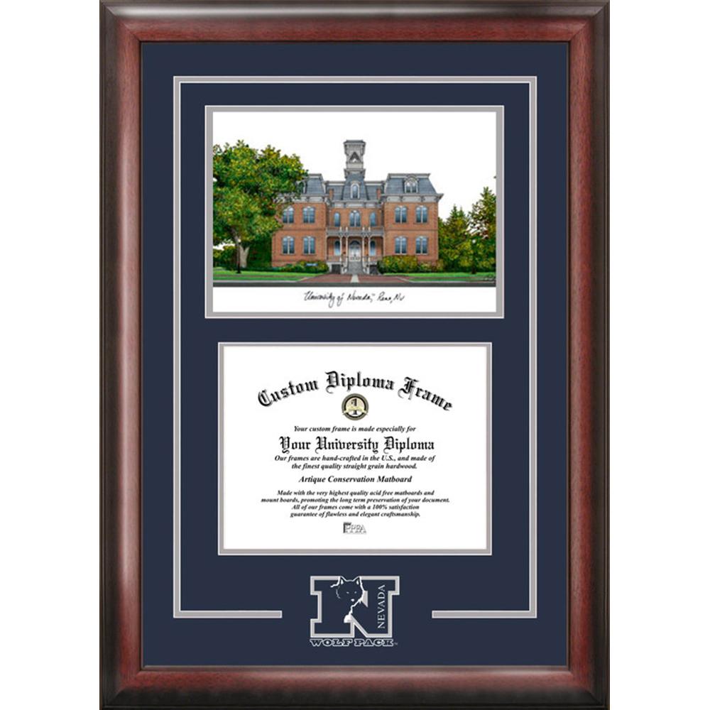 University of Nevada Spirit Graduate Frame with Campus Image