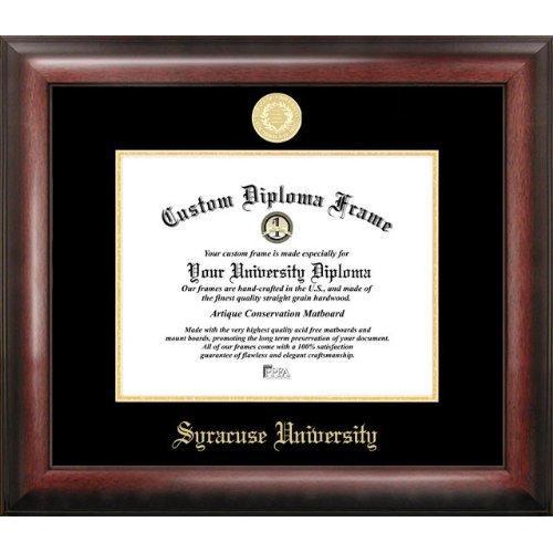 Syracuse University Gold Embossed Diploma Frame