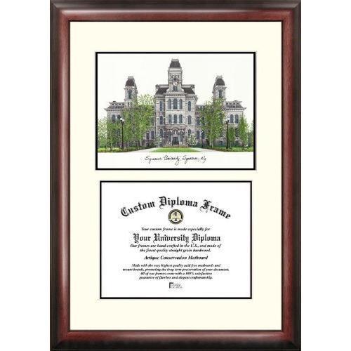 Campusimages NY999LV Syracuse University Legacy Scholar Diploma Frame