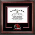 Miami University Ohio Spirit Diploma Frame