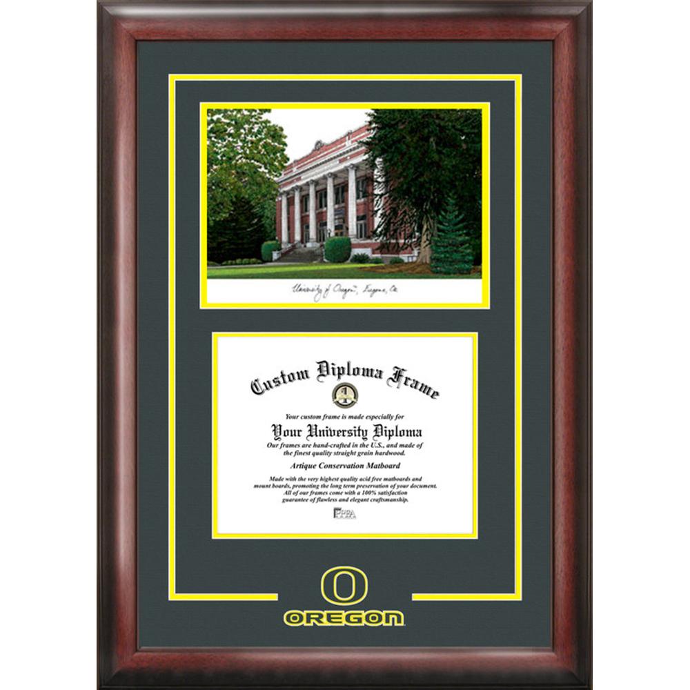 University of Oregon Spirit Graduate Frame with Campus Image