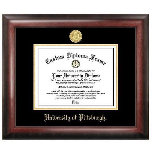 University of Pittsburgh Gold Embossed Diploma Frame