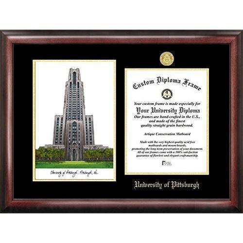 Pittsburgh Panthers Diploma Frame with Limited Edition Lithograph