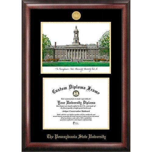 The Pennsylvania State University Gold Embossed Diploma Frame with Limited Ed...