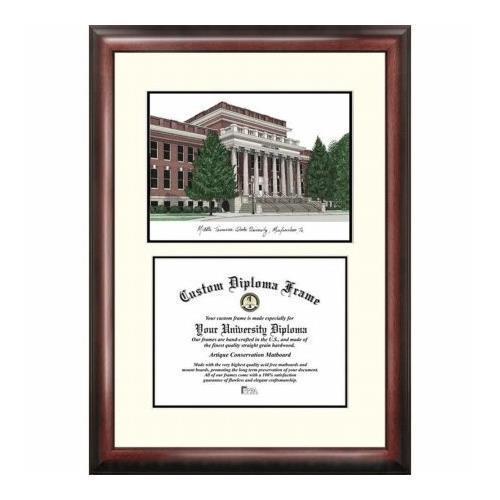 Campusimages TN999LV Middle Tennessee State Legacy Scholar Diploma Frame