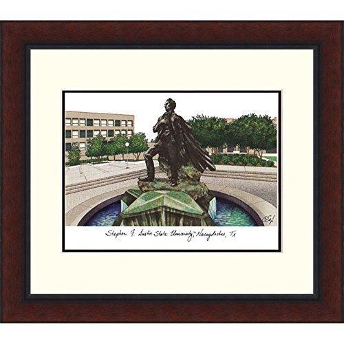 Campusimages TX945LR Stephen F Austin Legacy Alumnus Framed Lithograph