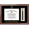 Texas Christian University Tassel Box and Diploma Frame