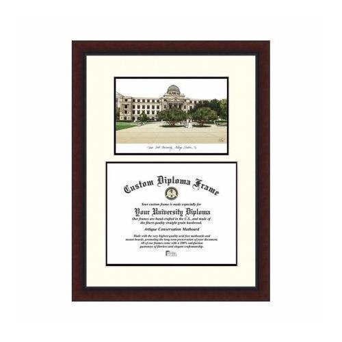 Campusimages TX953LV Texas A&amp;M University Legacy Scholar Diploma Frame