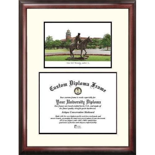 Campusimages TX960LV Texas Tech University Legacy Scholar Diploma Frame