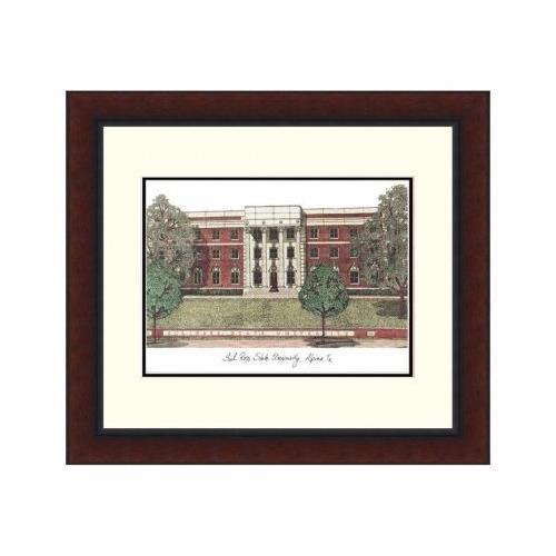 Campusimages TX984LR Sul Ross State University Legacy Alumnus Framed Lithograph