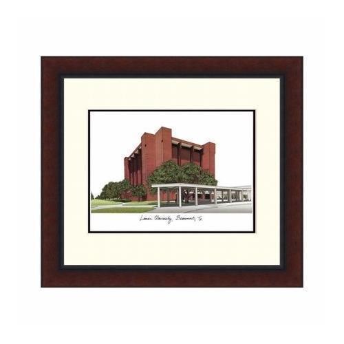 Campusimages TX994LR Lamar University Legacy Alumnus Framed Lithograph