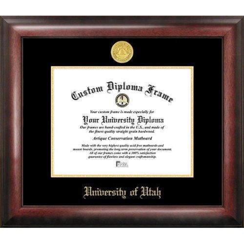 University of Utah Gold Embossed Diploma Frame