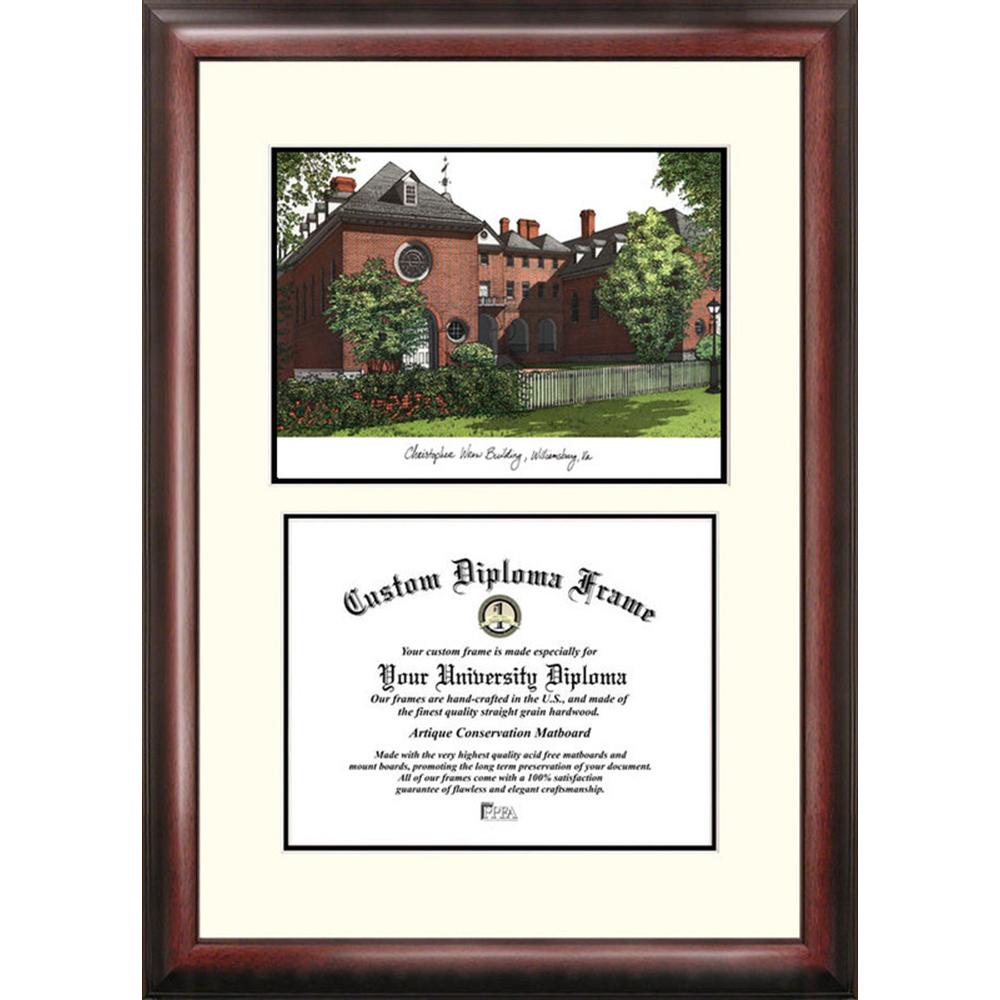 College of William and Mary Scholar Diploma Frame