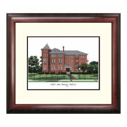 Campusimages VA992LR Norfolk State Legacy Alumnus Framed Lithograph