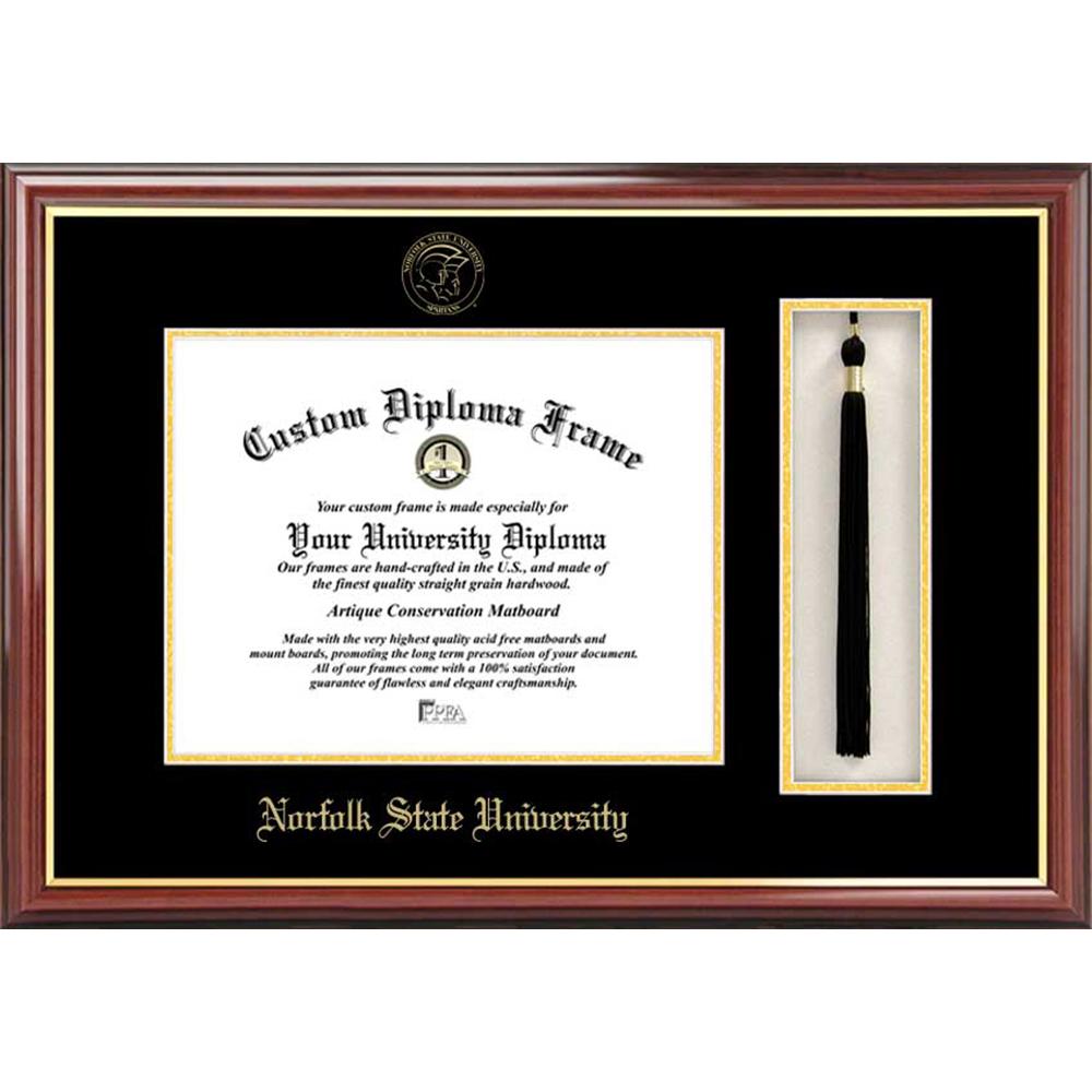 Norfolk State Tassel Box and Diploma Frame