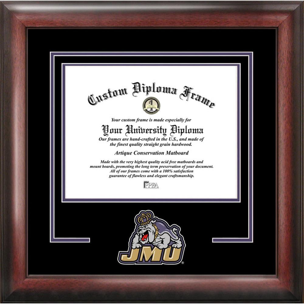 James Madison University Spirit Diploma Frame