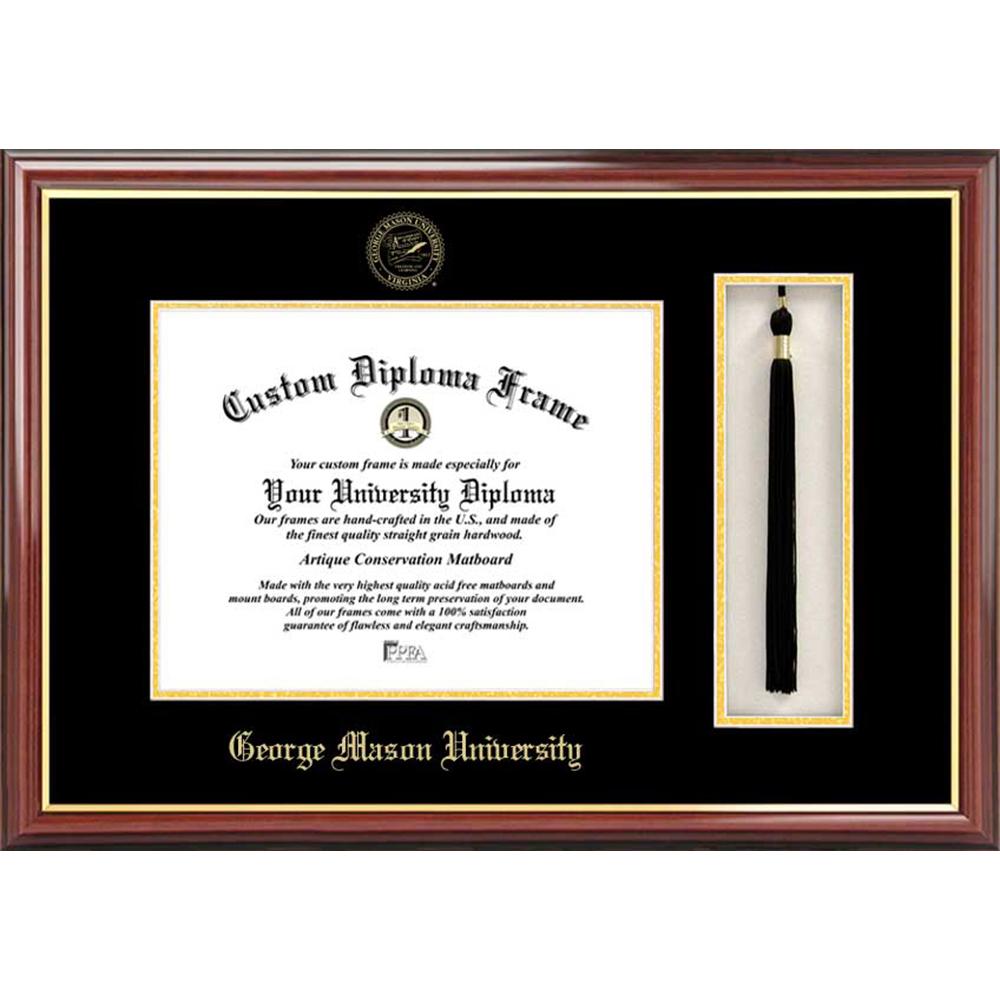 George Mason University Tassel Box and Diploma Frame