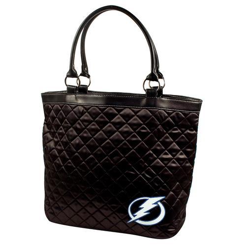 Tampa Bay Lightning NHL Quilted Tote (Black)