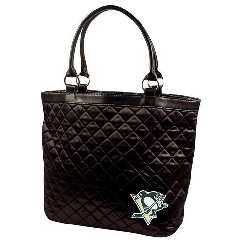 Pittsburgh Penguins NHL Quilted Tote (Black)