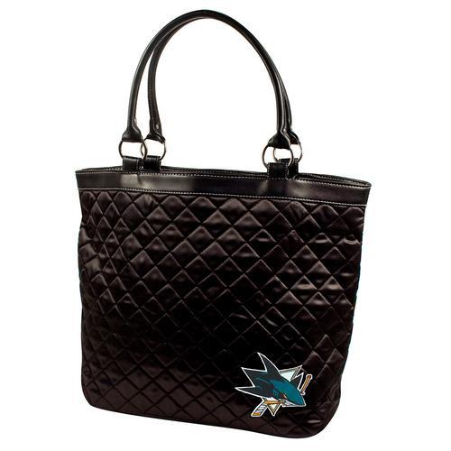 San Jose Sharks NHL Quilted Tote (Black)