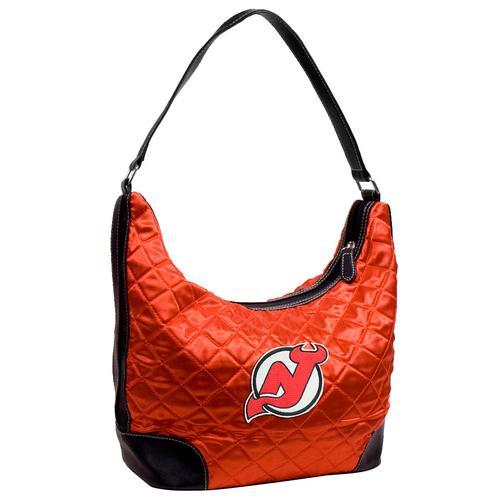 New Jersey Devils NHL Quilted Hobo (Light Red)