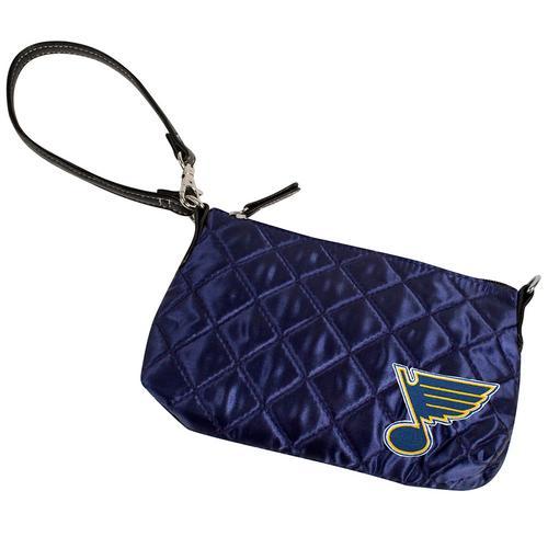 St. Louis Blues NHL Quilted Wristlet (Navy)