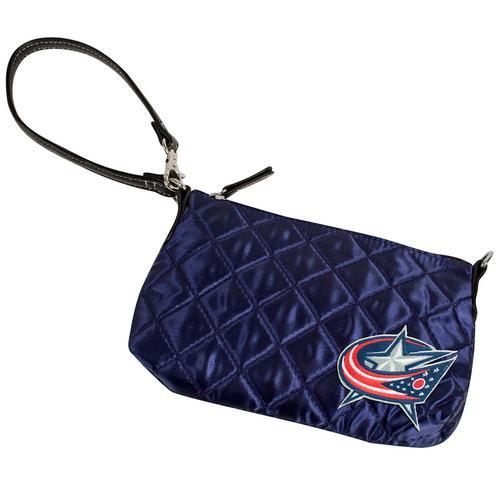 Columbus Blue Jackets NHL Quilted Wristlet (Navy)