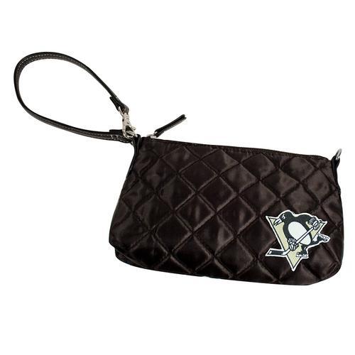 Pittsburgh Penguins NHL Quilted Wristlet (Black)