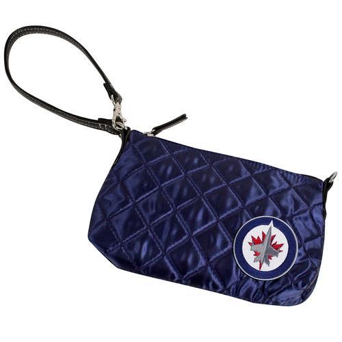 Winnipeg Jets NHL Quilted Wristlet (Navy)