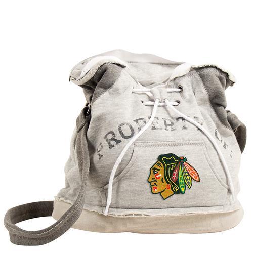 Chicago Blackhawks NHL Property Of" Hoodie Duffel"