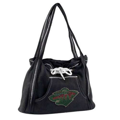 Minnesota Wild NHL Sport Noir Hoodie Purse