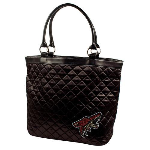 Arizona Coyotes NHL Sport Noir Quilted Tote